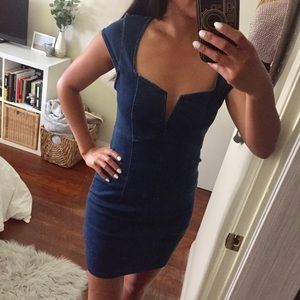 NWT FREE PEOPLE SIZE S DENIM DRESS